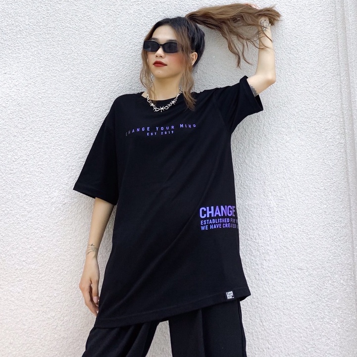 Áo thun  - PURPLE TO BLUE HOLOGRAM TEE Change Your Mind