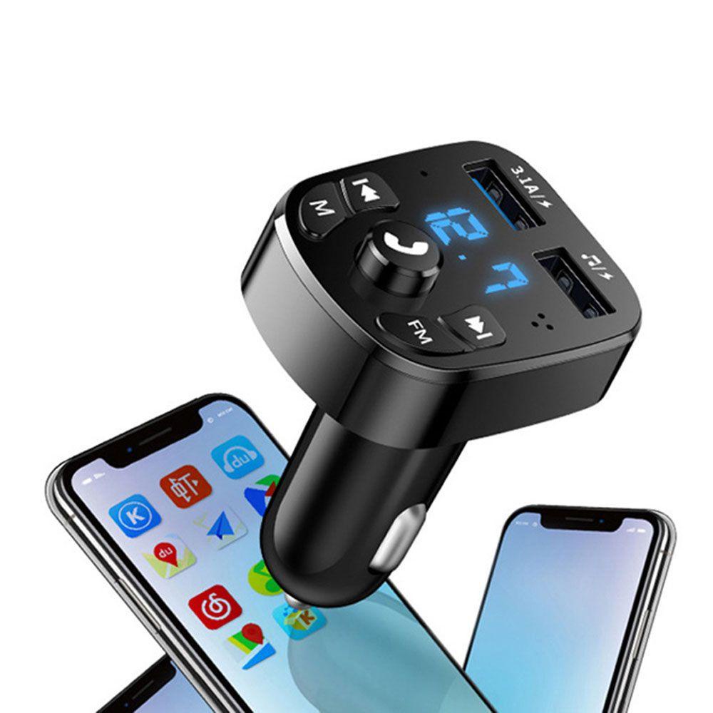 DARNELL Bộ Sạc Nhanh USB Bluetooth FM Chất Lượng Cao Cho Xe Hơi