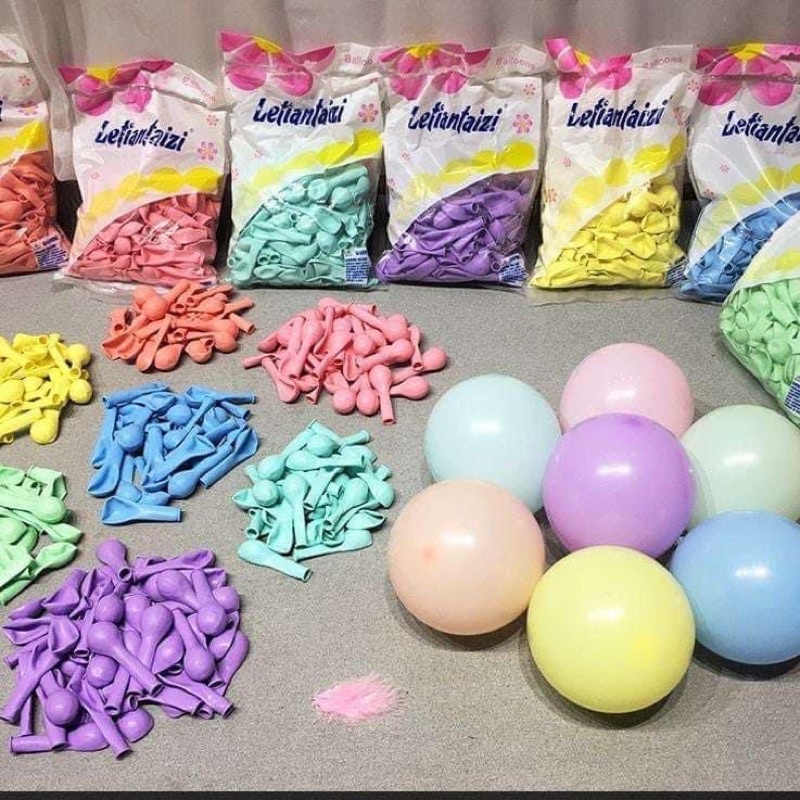 Set 100 Bong Bóng Size Nhỏ 5 Inch Trang Trí Sinh Nhật,sự Kiện,...
