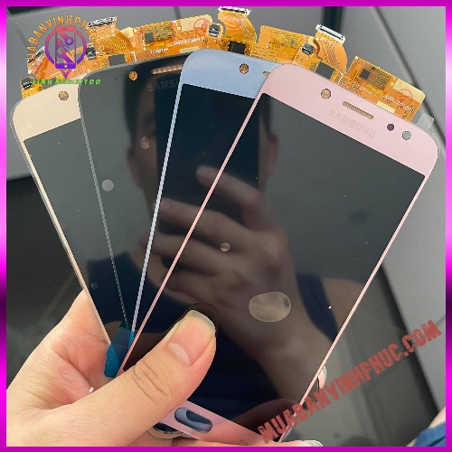 MÀN HÌNH SAMSUNG J7 PRO / J730 NGUYÊN BỘ (MÀU ĐEN-XANH-VÀNG-HỒNG) - MBVP.COM