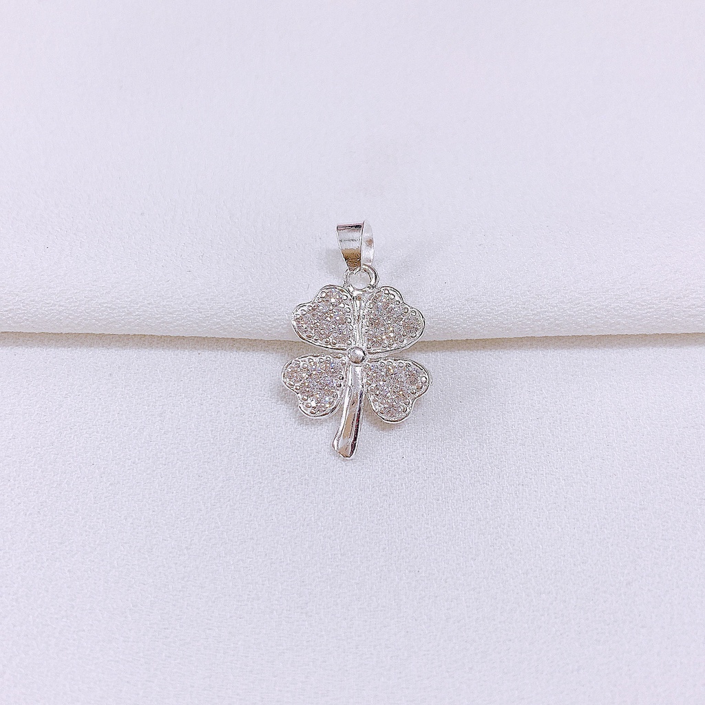 Mặt dây chuyền cỏ 4 lá xinh xắn LINH MIU SILVER