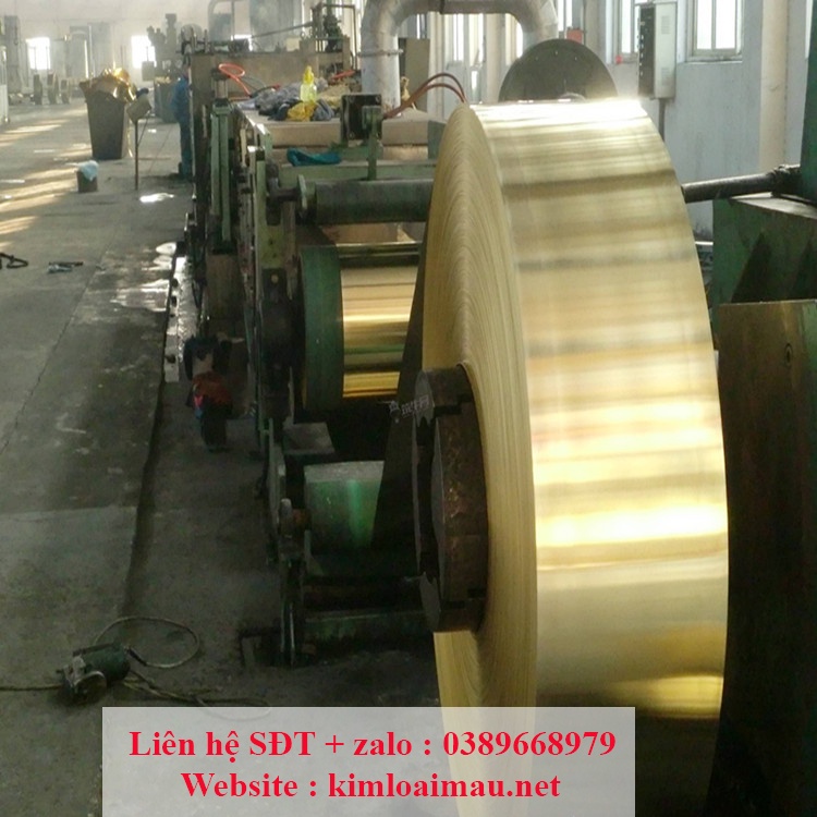 Đồng tấm lá vàng 0.2mm   dài 1m