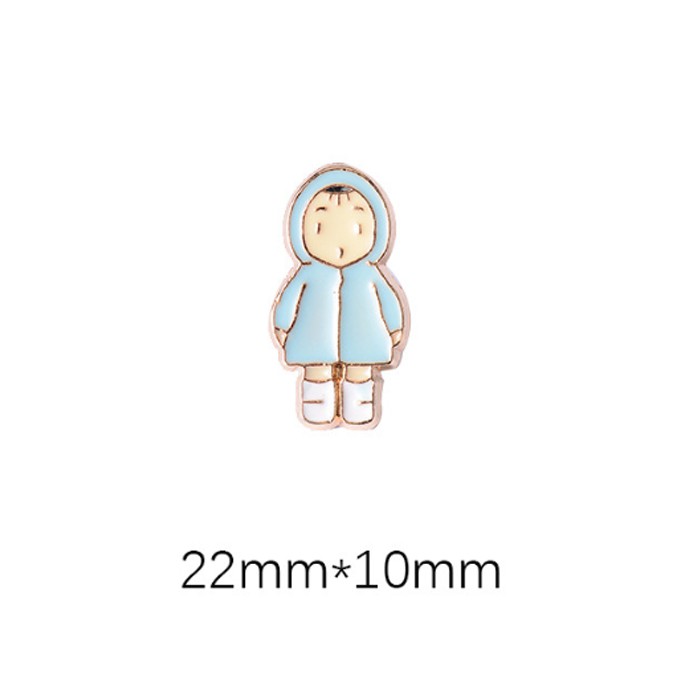 Bộ sưu tập cài áo phong cách châu Âu dễ thương ( Tặng vòng chỉ đỏ may mắn ngẫu nhiên )