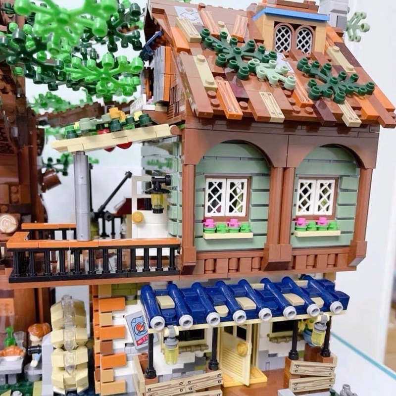 Đồ chơi mô hình xếp hình lắp ráp Ngôi Nhà Trên Cây by Lo/Z Nanoblocks