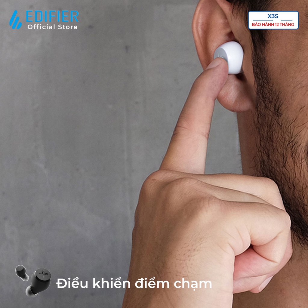 Tai nghe Bluetooth 5.2 EDIFIER X3s Chip Qualcomm APTX Khử ồn đàm thoại Thời lượng pin 28 giờ Chơi game Hàng chính hãng