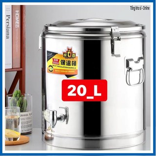 [FREE SHIP- SALE KHÔ MÁU] bình nước inox hai lớp giữ nhiệt 20l-30l-40l