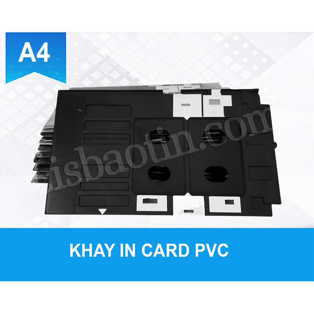 KHAY IN THỂ NHỰA A4