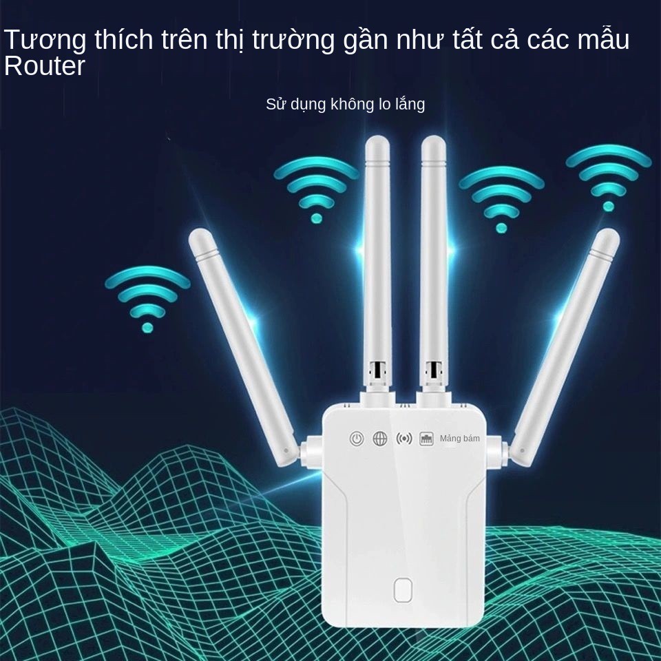 Bộ khuếch đại tín hiệu wifi tăng cường gia đình thu sóng mở rộng