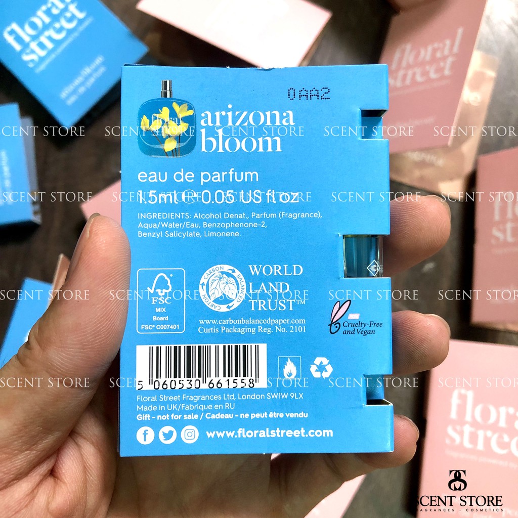 Scentstorevn - Vial chính hãng nước hoa Floral Street Arizona Bloom, Wonderland Peony