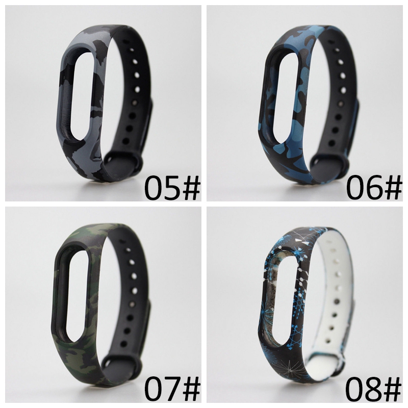 Dây đeo silicon cho đồng hồ thông minh Xiaomi Mi Band 2