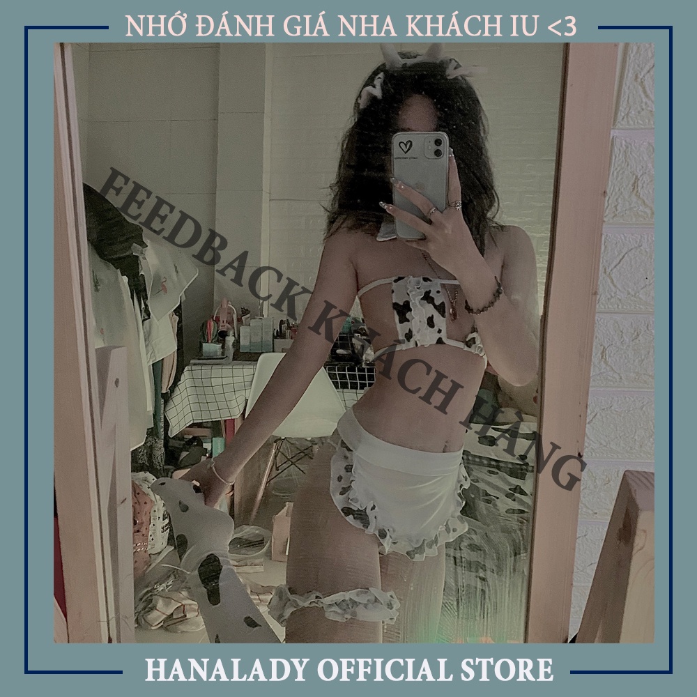 Đồ ngủ sexy -Đồ ngủ cosplay bò sữa quyến rũ gợi cảm siêu sexy chất liệu thun cotton mềm mịn C247 | BigBuy360 - bigbuy360.vn