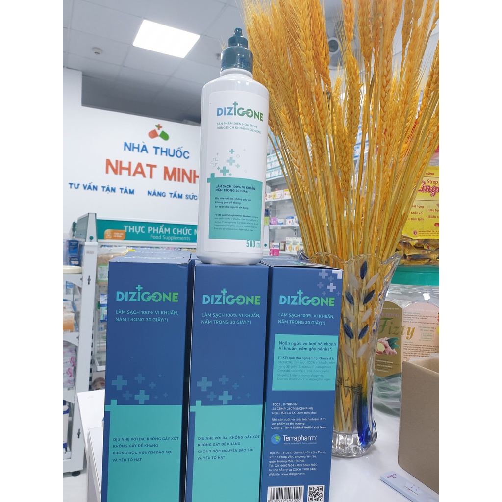 Nước Súc Miệng Diệt Khuẩn Dizigone 500ml Làm Sạch Nấm Miệng, Hôi Miệng.