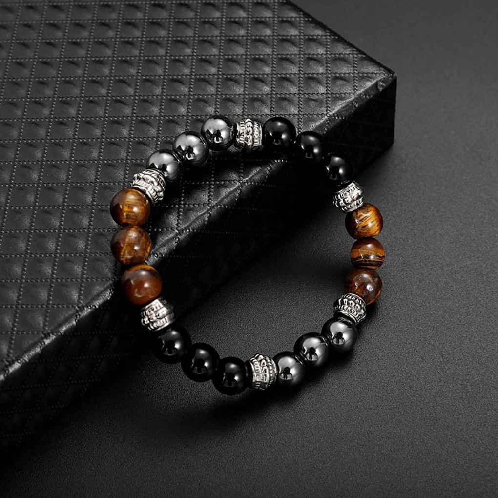 Vòng Tay Chuỗi Hạt Đá Mắt Hổ 8mm
