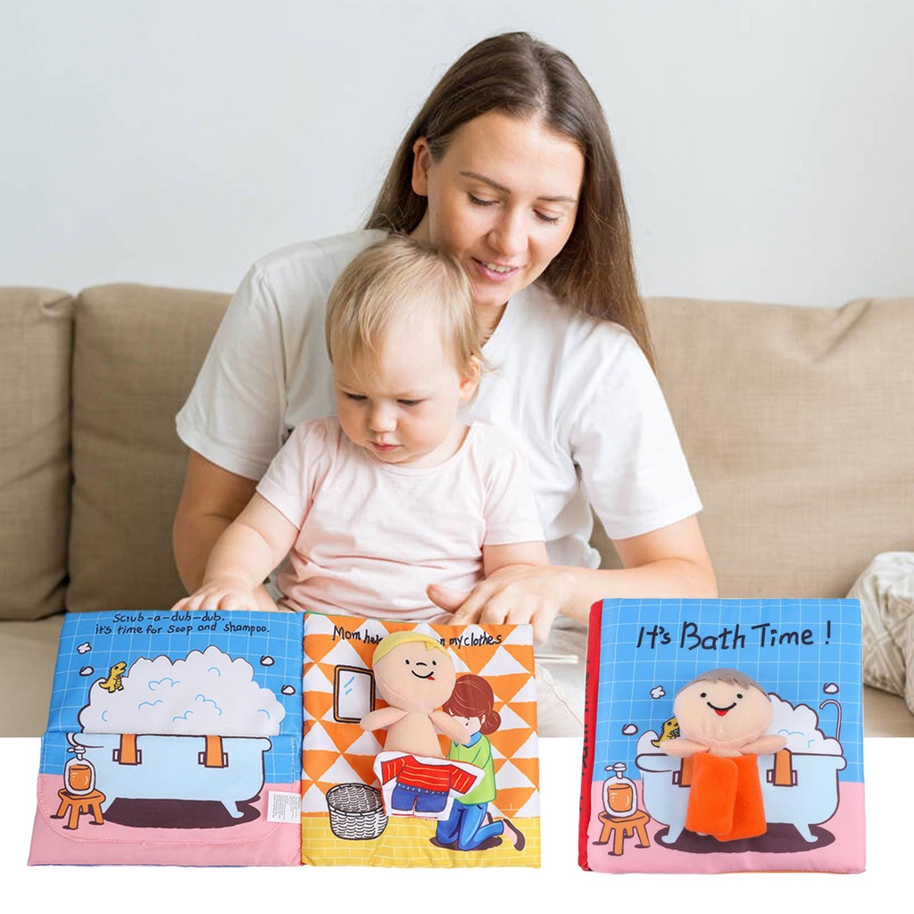 Sách Vải Mềm Dành Cho Bé Đọc Tương Tác Với Bé