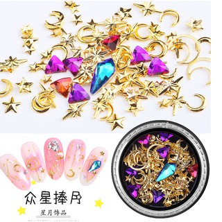 charm set charm trang trí nail charm đá
