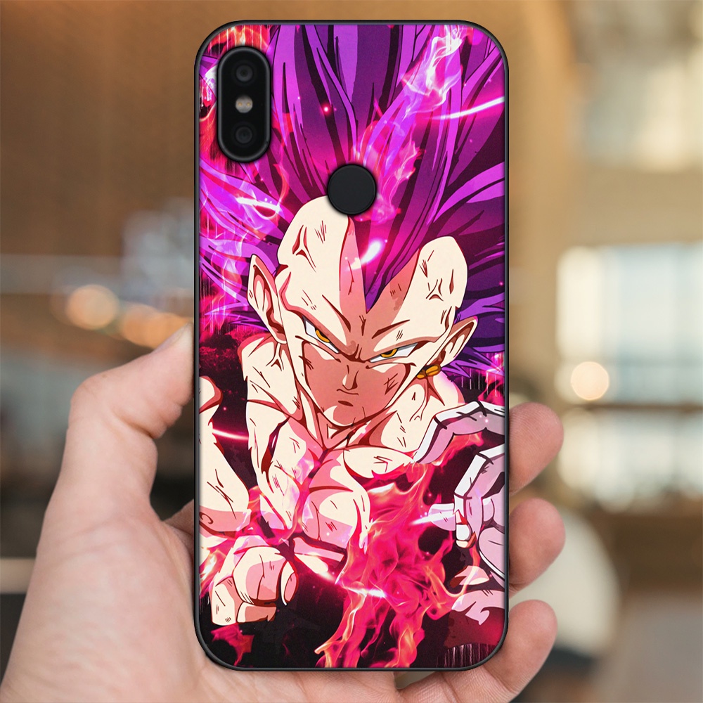 Ốp lưng Xiaomi Redmi S2 viền đen in hình Vegeta Dragon Ball