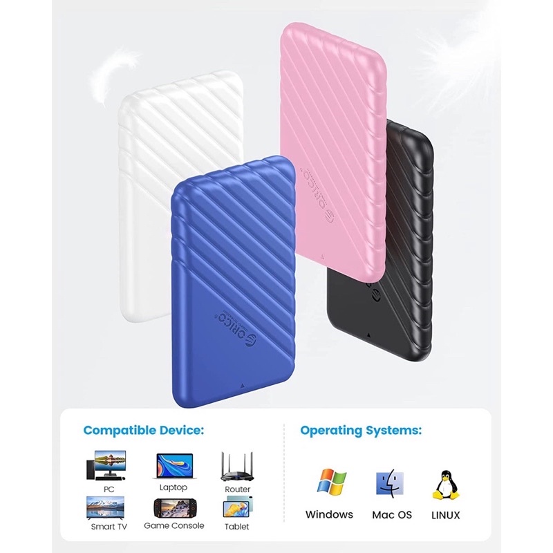 Box Ổ Cứng 2.5 inch Orico 25PW1-U3 Chính Hãng