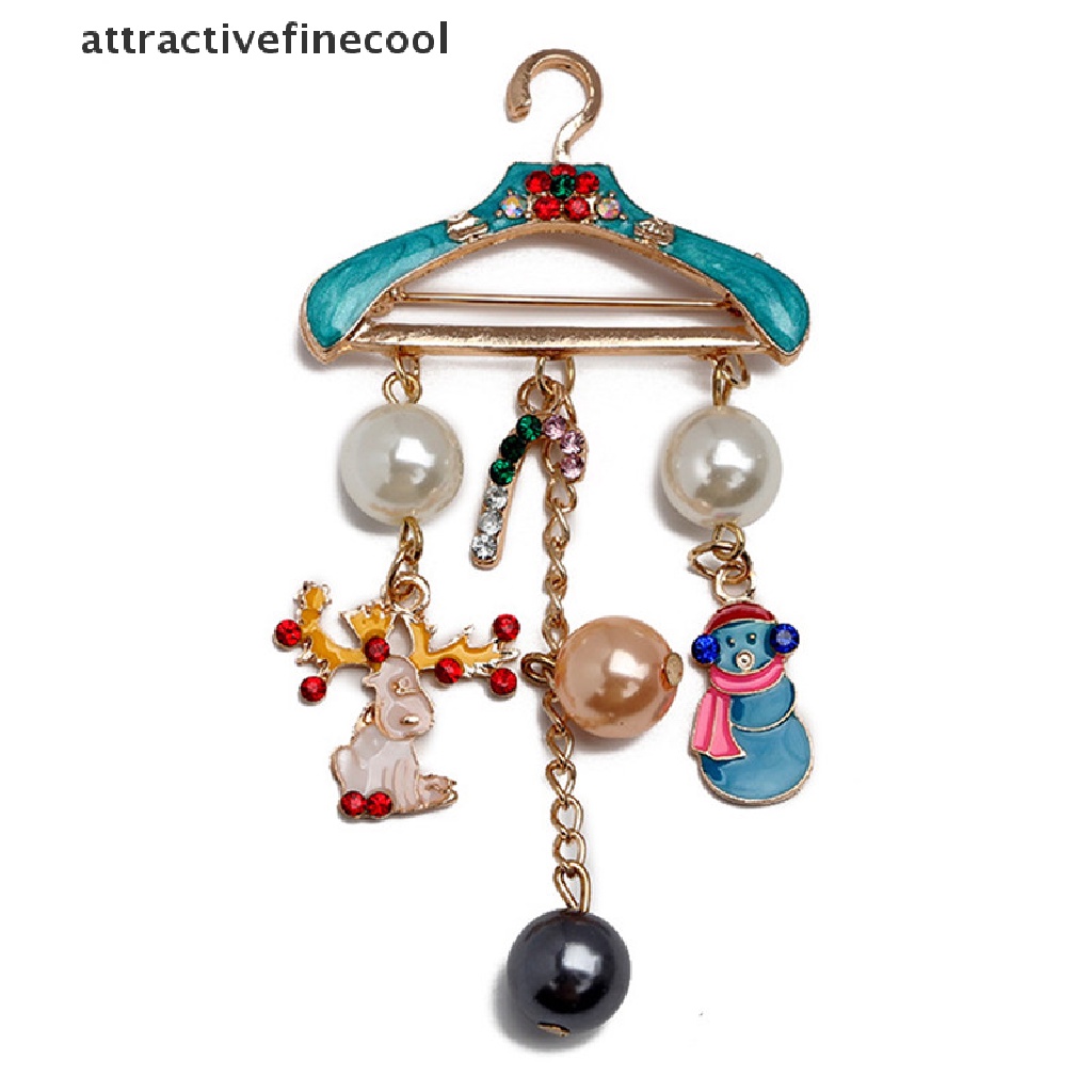 Ghim Cài Áo Hình Tuần Lộc Giáng Sinh Đáng Yêu