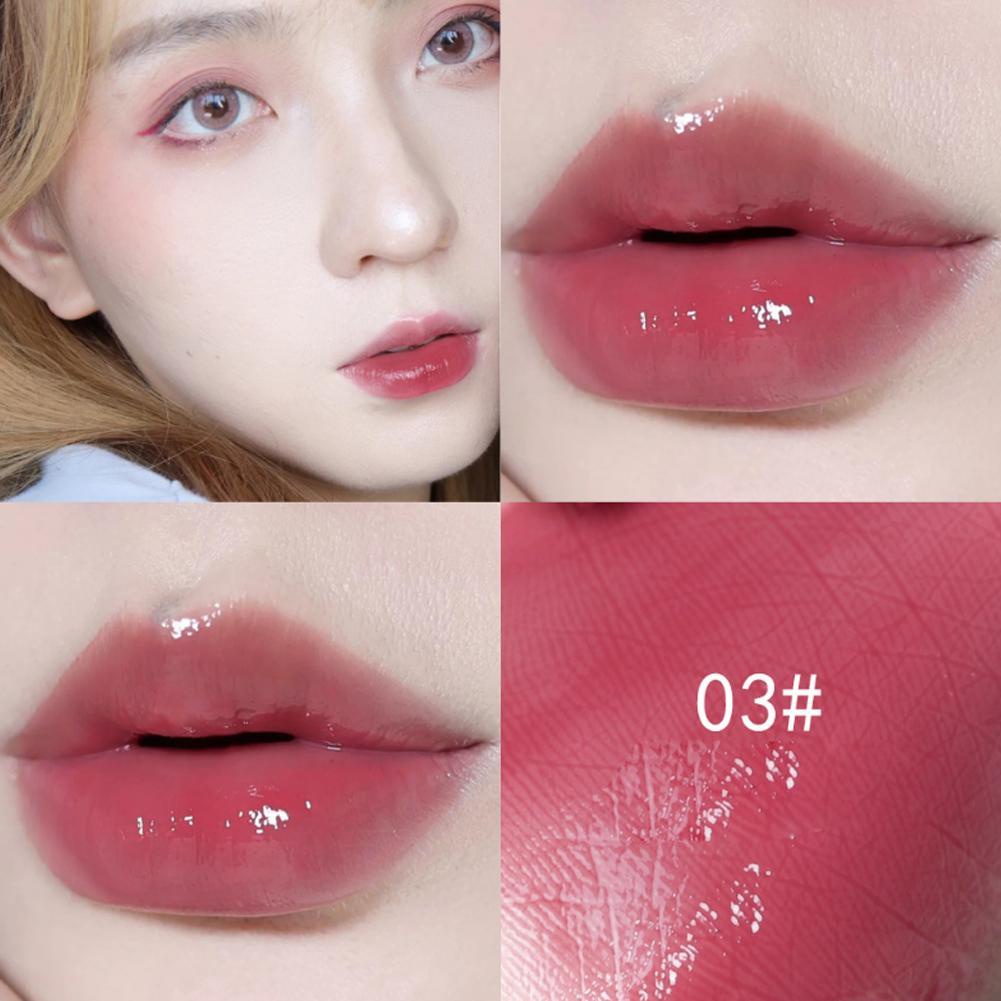 10 Pcs Pink Pearl Lip Glaze Set Lip Gloss Moisturizing And Moisturizing Lasting Y5J2