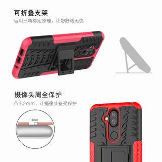 Ốp điện thoại 2 lớp TPU+PC chống sốc có giá đứng cho Nokia X7
