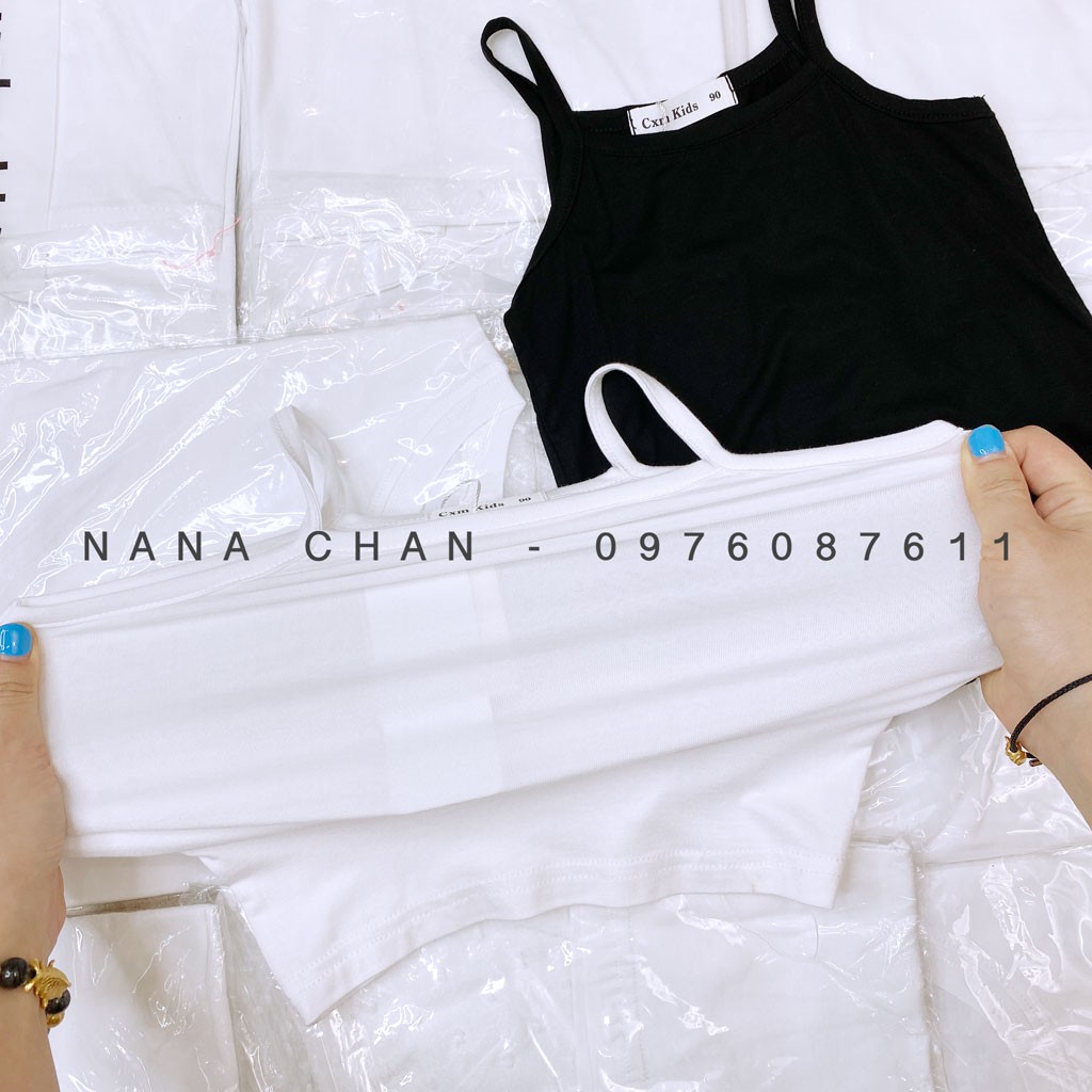 [A057] Áo 2 dây trơn cho bé sz 90-150