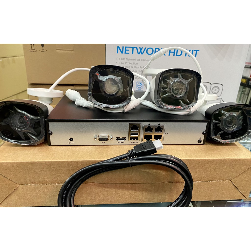 Bộ Kit Hilook IK-4042BH-MHP 4 camera IP 2.0MP , Chính hãng Hikvision , bảo  hành 5 năm | Shopee Việt Nam