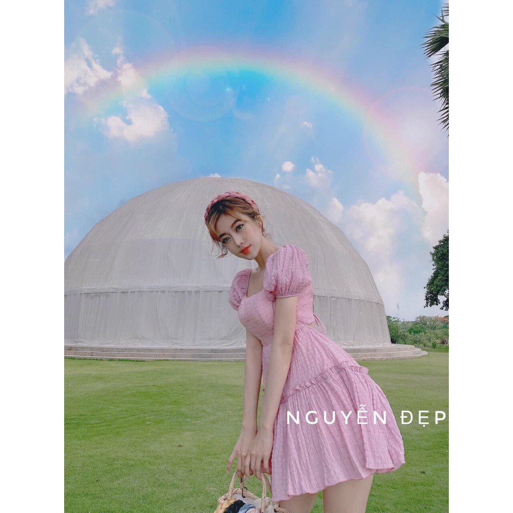 ĐẦM TAY PHỒNG TÙNG XÒE NHÚN TẦNG CÓ MÚT NGỰC