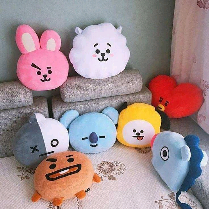 Gối Ôm Hình Nhân Vật Bt21 Bts