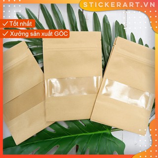 Combo 10 kraft có cửa sổ size 10x15 cm & 9x14 cm