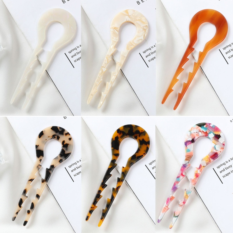 Trâm Cài Tóc Dày Phong Cách Pháp Nhiều Màu Sắc