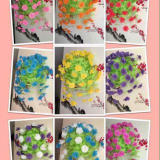 Combo 5b hoa giấy lụa