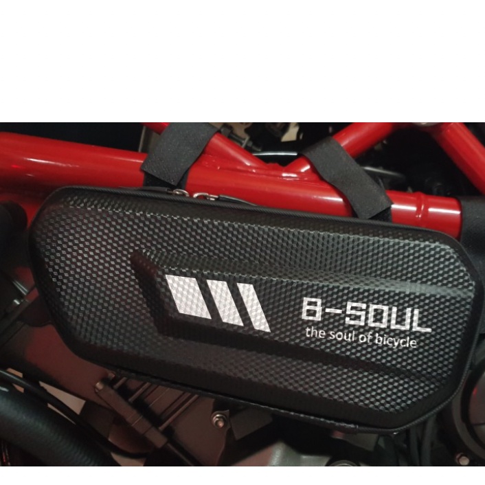 Túi treo sườn xe máy xe đạp B-soul 301 bản nâng cấp 4 dây chuyên dùng cho xe máy - có 2 bên trái phải