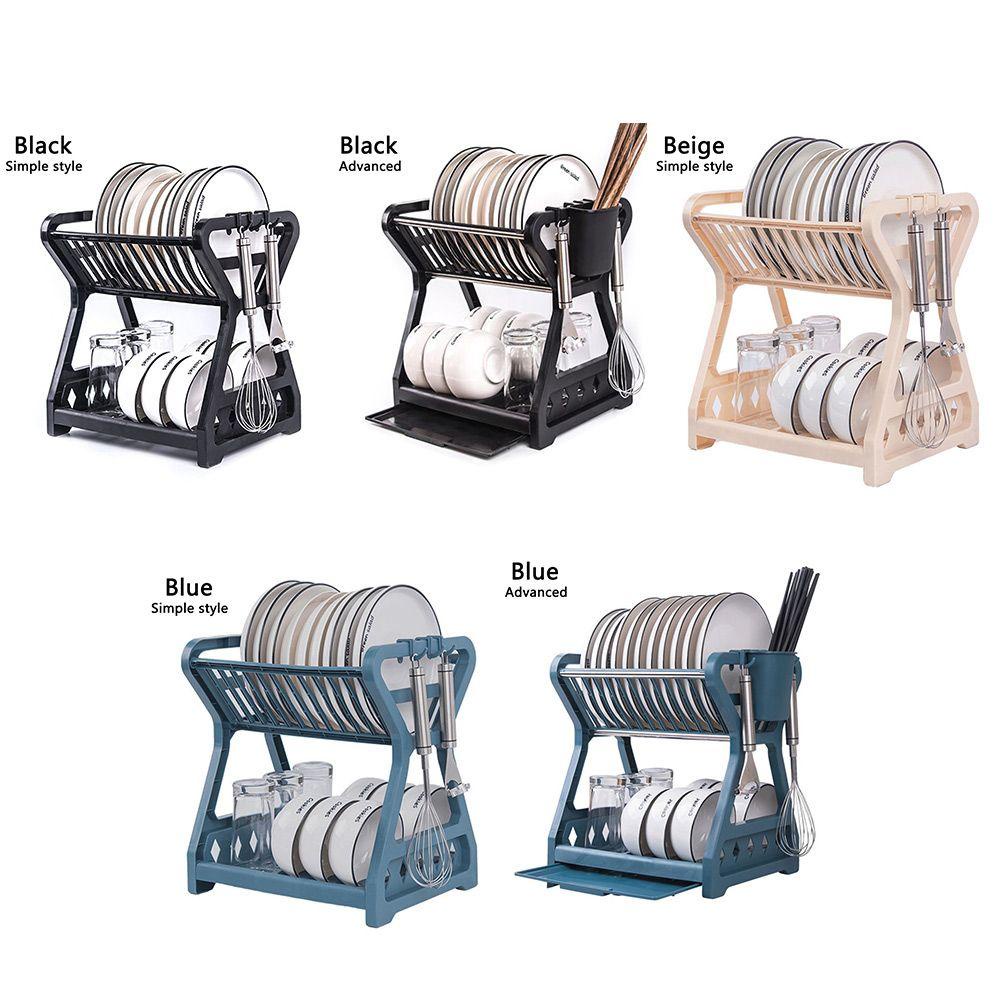 SUENIN Dish Drying Rack Multi-function Kitchen Tools Tableware Holder Filter Rack