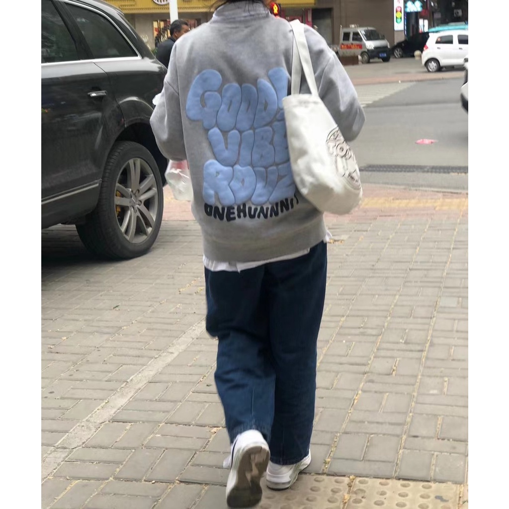 Áo sweater Good vibe Nelly unisex