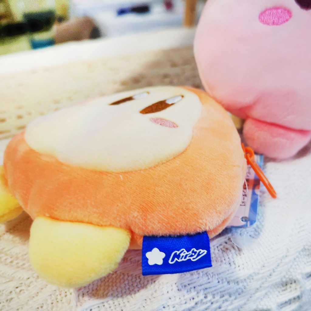 Túi Đựng Tai Nghe Airpods Hình Nhân Vật Kirby Bằng Lông Nhung Dễ Thương Xinh Xắn