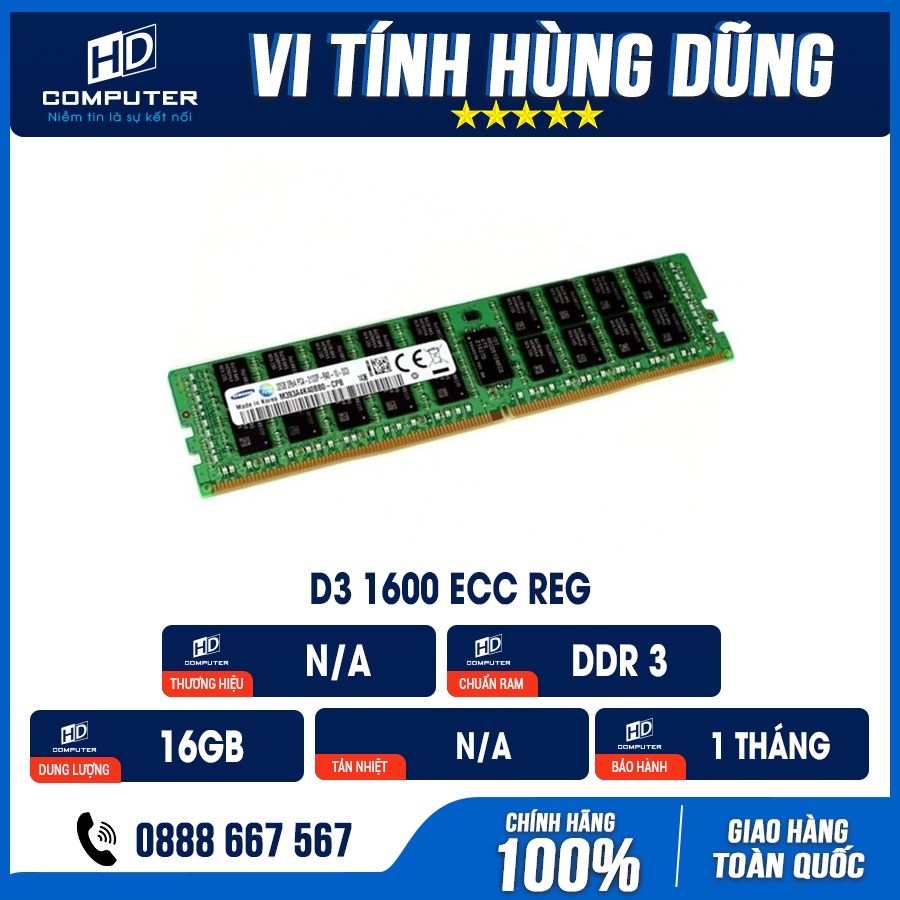 Ram Server DDR3 4GB 8GB 16GB ECC REG, chạy trên main X79, X99 socket 1366, 2011,4g ,8g ,16g