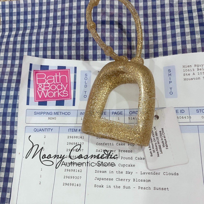 Túi/ móc đựng gel rửa tay khô Bath &Body Works