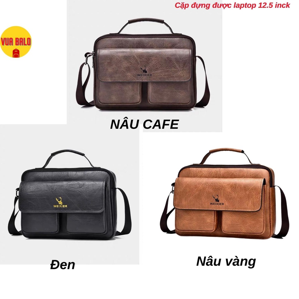 Cặp Đeo Chéo Da PU Phong Cách Thời Trang Hàn Quốc Thương Hiệu WEIXIER - VUA BA LO