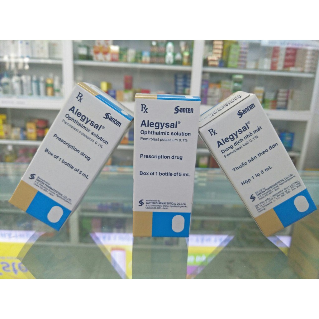 [Chính hãng] Nhỏ mắt Alegysal 0.1% chai 5ml