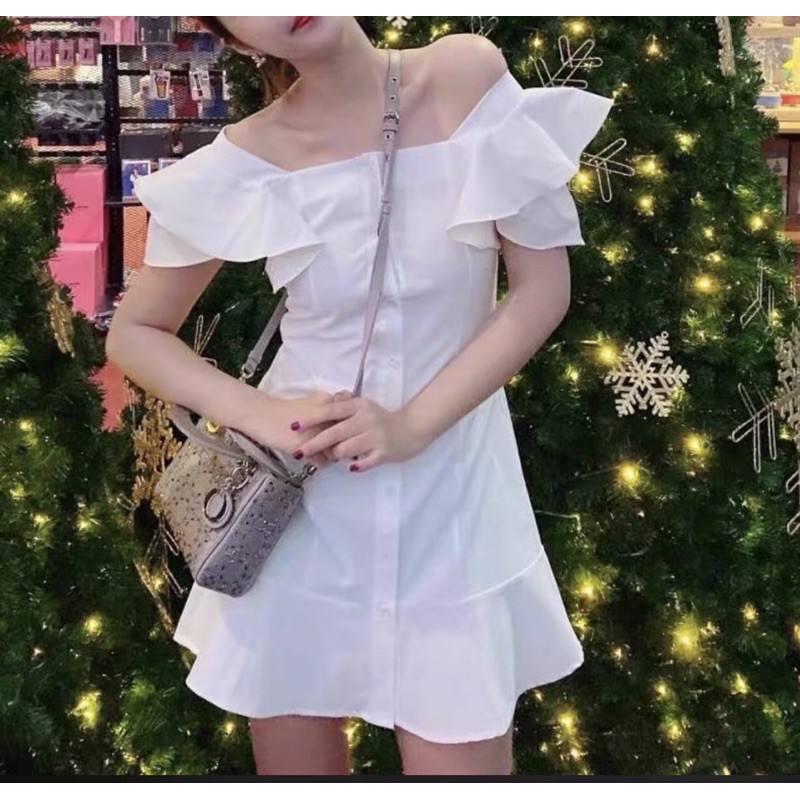 Váy trễ vai Rosé