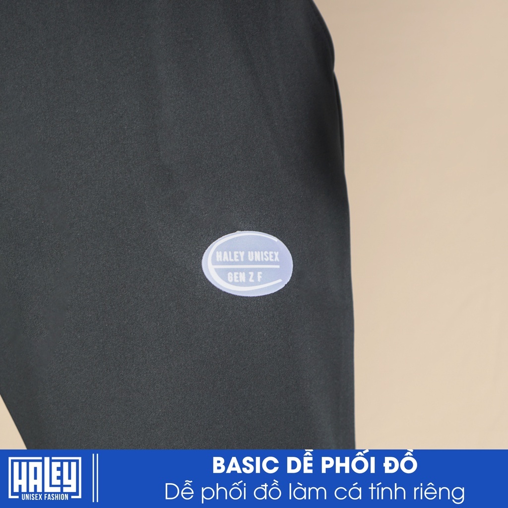 Quần jogger thể thao nam unisex HALEY chất liệu Nỉ thun co giãn 4 chiều QD2 không nhăn