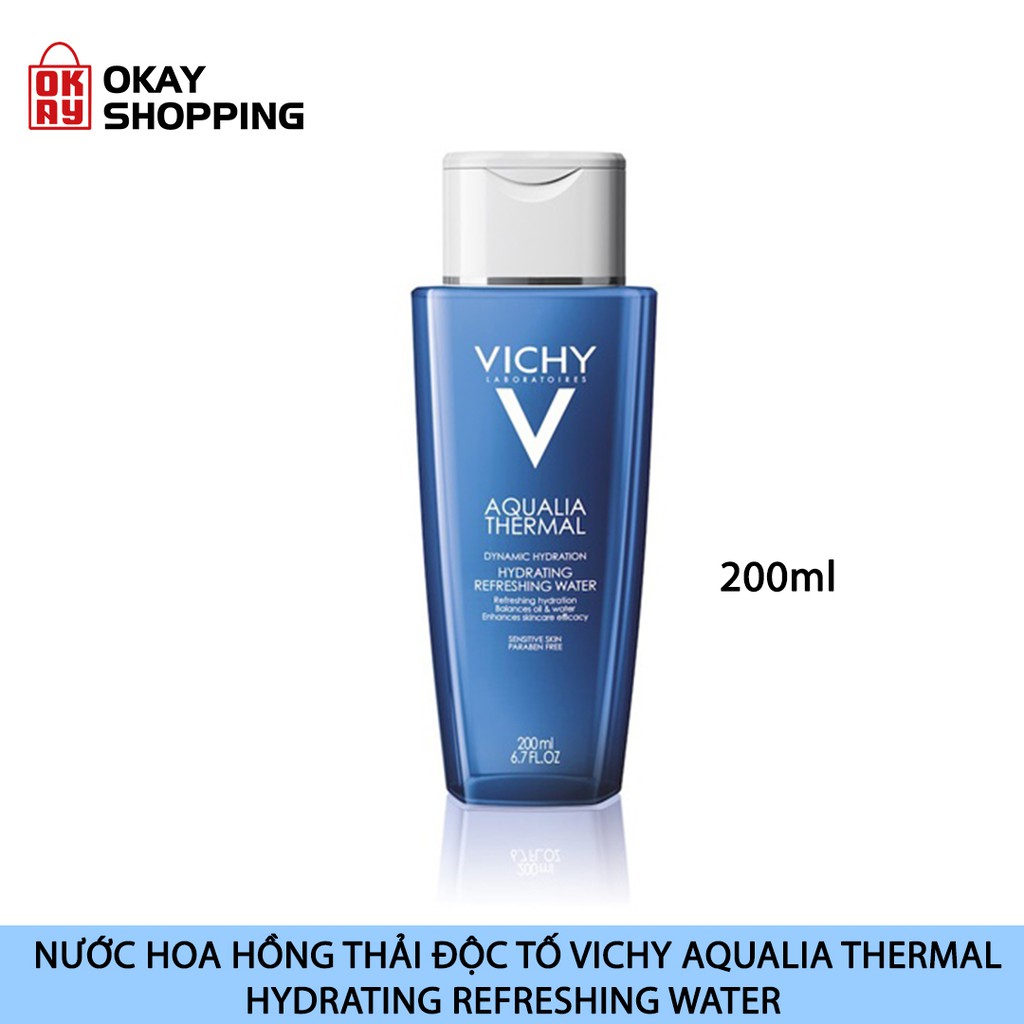 Nước hoa hồng thải độc tố làm mềm da Vichy aqualia thermal hydrating refresing water 200ml | BigBuy360 - bigbuy360.vn