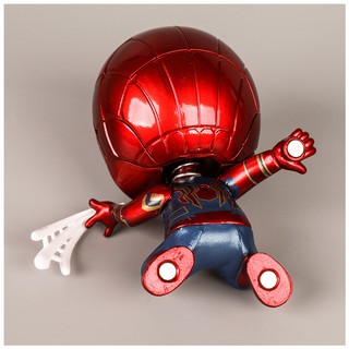 Mô Hình - Spider Man, Iron Man Có Led ( Bộ 4 )