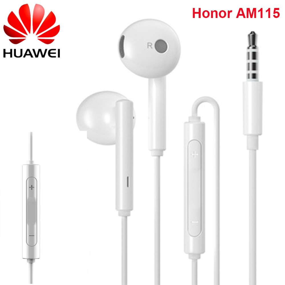 Tai Nghe Nhét Tai Huawei Honor AM115 Với Jack 3.5mm Và Mic Cho Huawei P10 P9 P8 Mate9 Honor 8