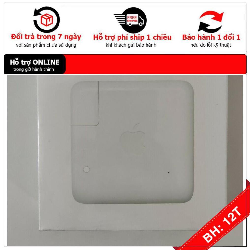 [Mã 267ELSALE hoàn 7% đơn 300K] [BH12TH] ⚡️[Sạc zin] Sạc Macbook 87W chân c type c