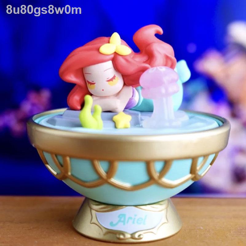 ✲ ☫ Chính hãng Disney Princess Series Crystal Ball Blind Box Quà tặng trang trí cho cô gái Snow White