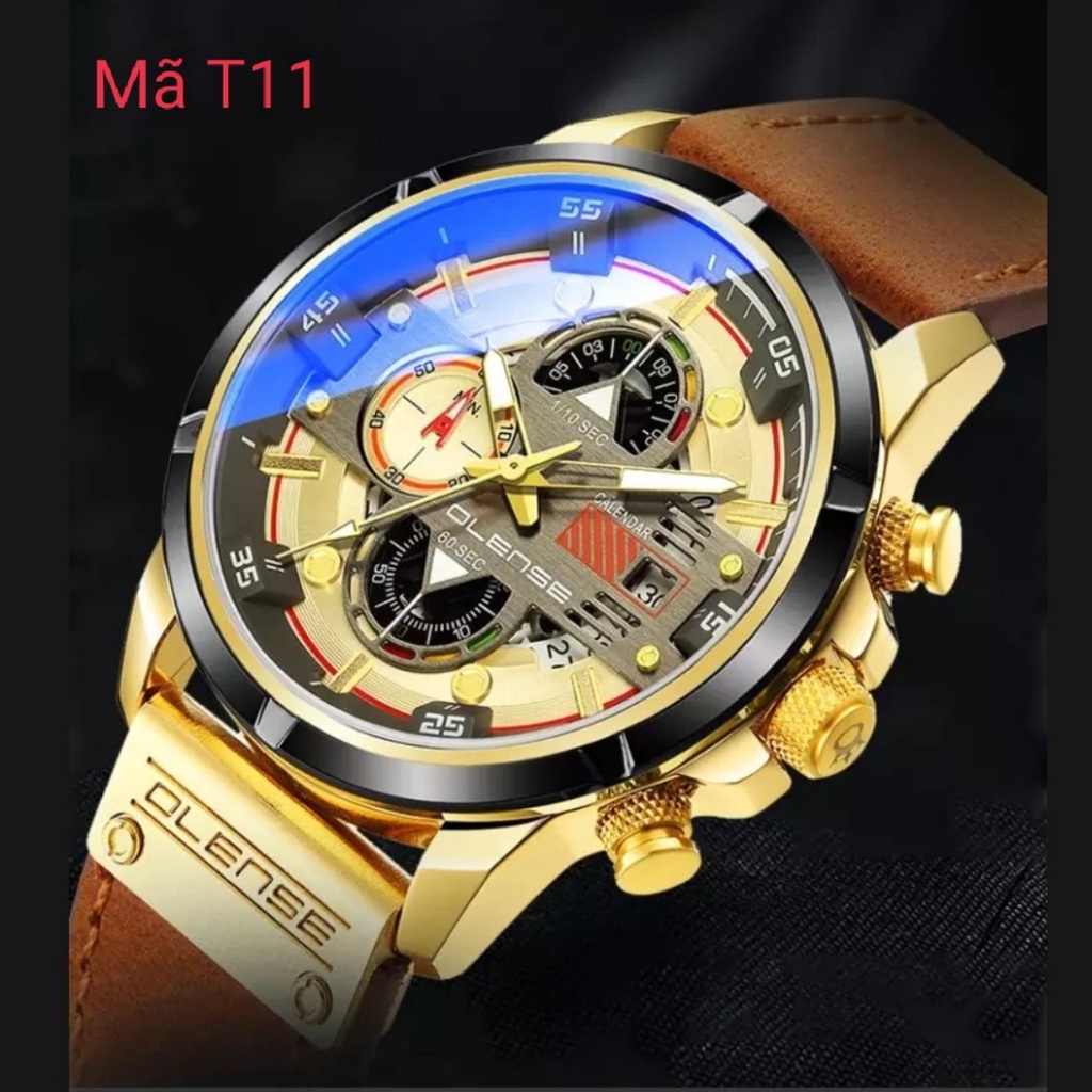 Đồng Hồ Dây Da Cao Cấp Olense Chống Nước Chống Xước, Đẳng Cấp Thời Trang Phù Hợp Mọi Lứa Tuổi [ Bảo Hành 3 Năm ] | BigBuy360 - bigbuy360.vn