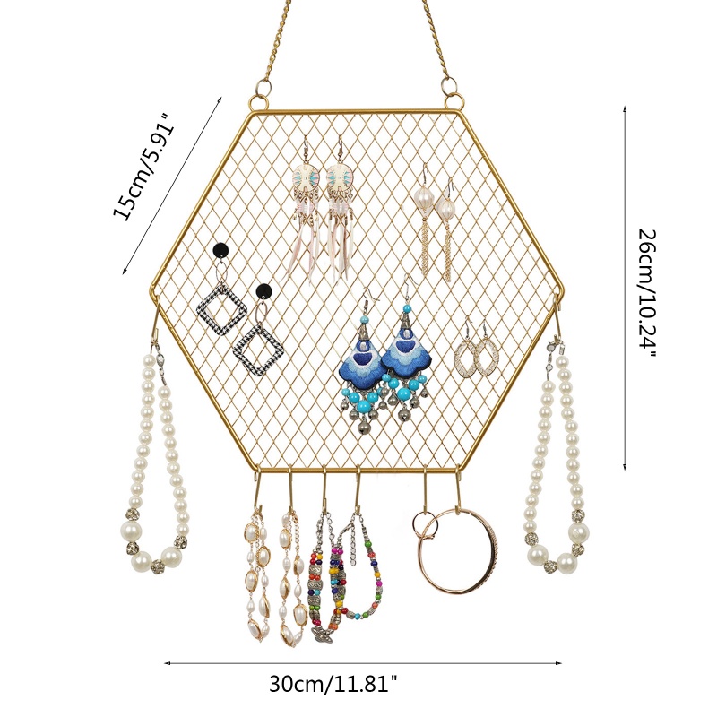 Giá Đỡ Trưng Bày Bông Tai Gắn Tường Tiện Lợi