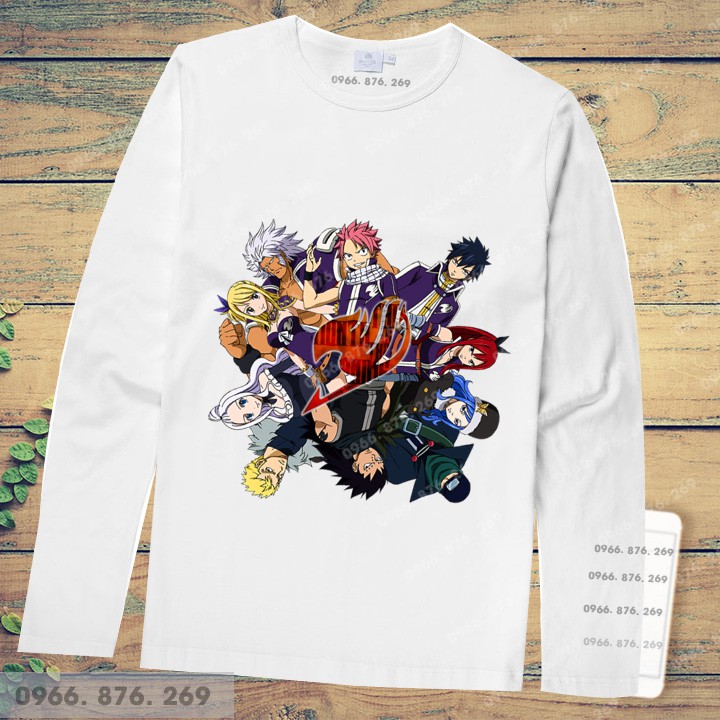 Áo thun dài tay fairy tail theo yêu cầu | BigBuy360 - bigbuy360.vn