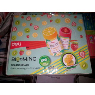 [sỉ ib] 30 viên gôm tẩy DELI - TẨY HÌNH TRỤ HOA QUẢ